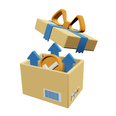 Open Box  3D Icon