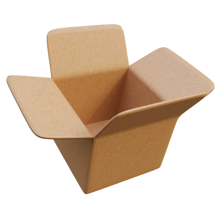 Open Box  3D Icon