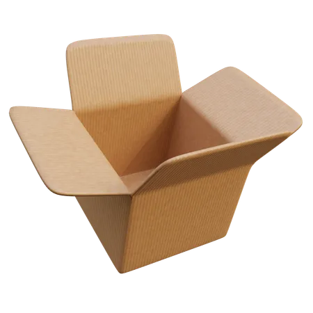 Open Box  3D Icon