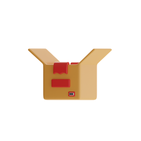 Open Box  3D Icon