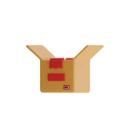 Open Box  3D Icon