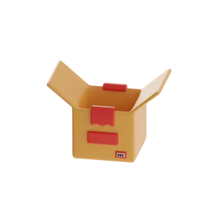 Open Box  3D Icon