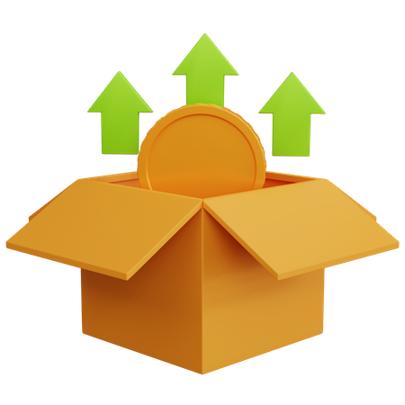 Open Box  3D Icon