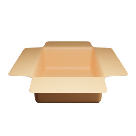 Open Box  3D Icon