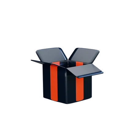 3 D BOX ICON OBJECT RENDERED 3D Illustration