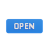 free 3d open button 