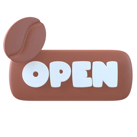 Open Cafe  3D Icon