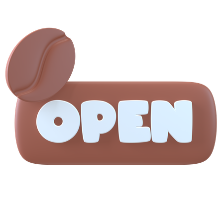 Open Cafe 3D Icon