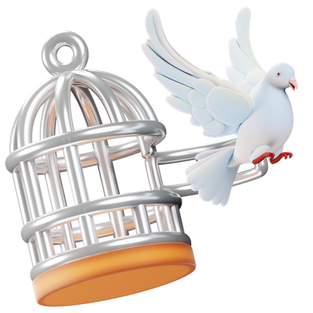 Open Cage  3D Icon