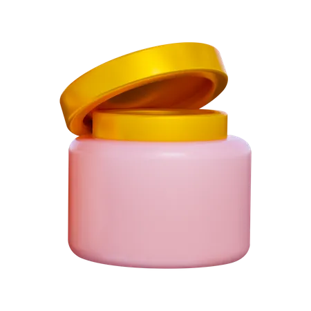 Open Cream  3D Icon