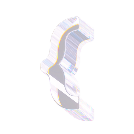 Open Curly Brace  3D Icon