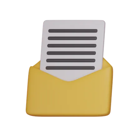 OPEN EMAIL  3D Icon