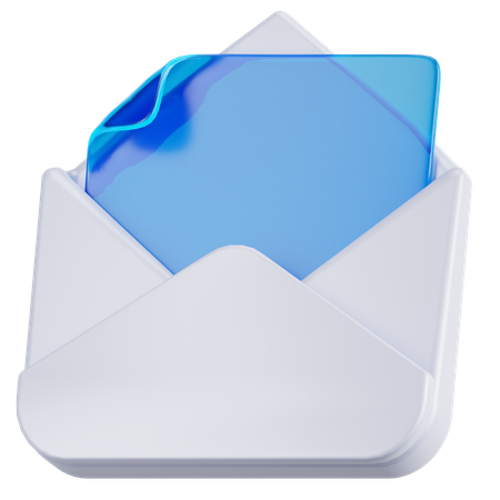 Open Email  3D Icon