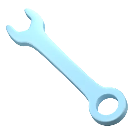 Open End Wrench  3D Icon