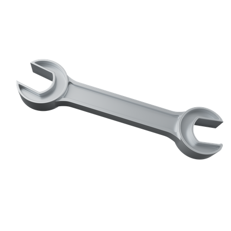 Open Ended Wrench  3D Icon