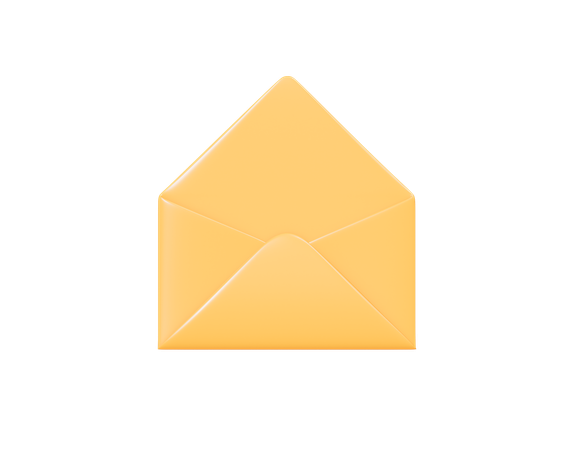 Open Envelope  3D Icon