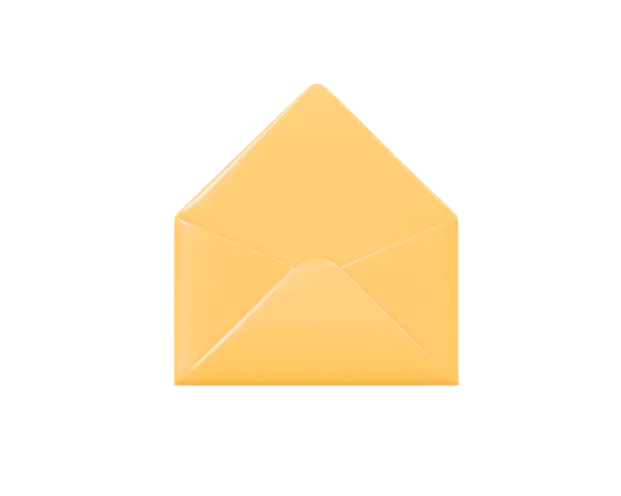 Open Envelope  3D Icon