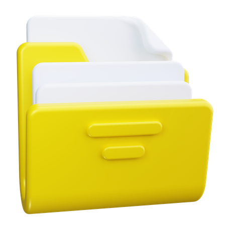 Open File  3D Icon