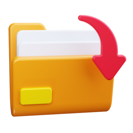 Open Folder  3D Icon