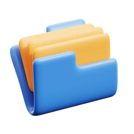 Open Folder  3D Icon