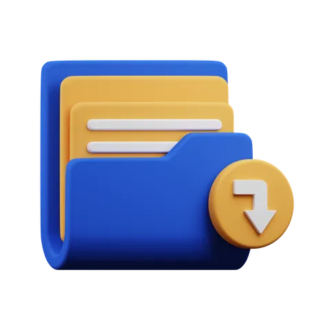 Open Folder  3D Icon