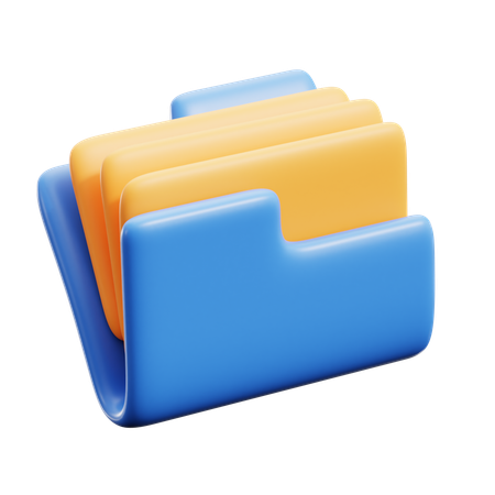 Open Folder  3D Icon
