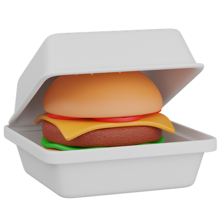 Open Food Pack  3D Icon