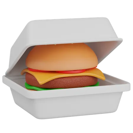 Open Food Pack  3D Icon