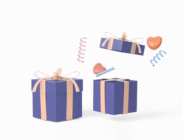 Open Gift  3D Icon