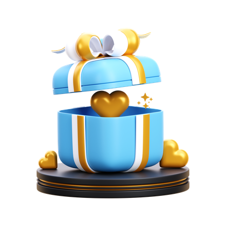 Open Gift  3D Icon