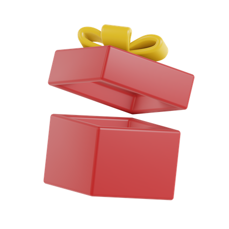 Open Gift 3D Icon