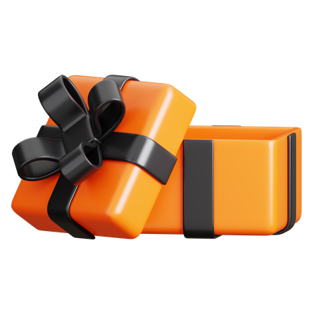 Open Gift Box  3D Icon