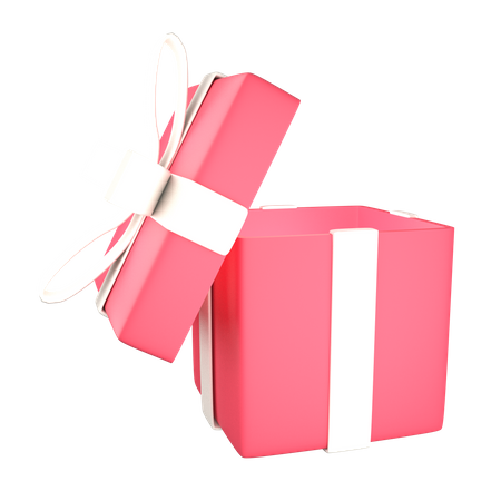 Open Gift Box  3D Icon