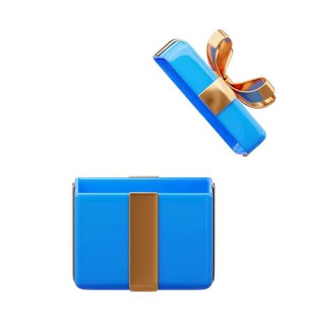 Open Gift Box  3D Icon