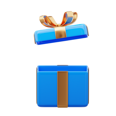 Open Gift Box  3D Icon