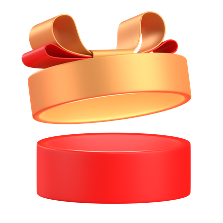 Open gift box  3D Icon