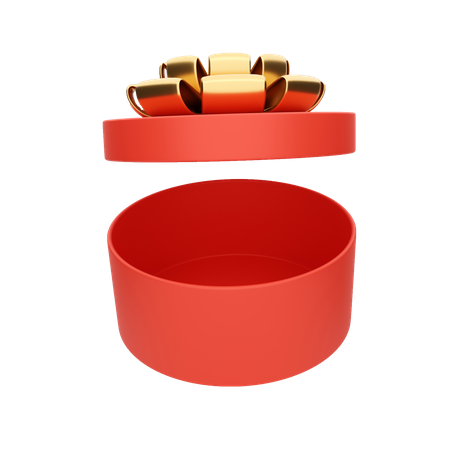 Open Gift Box  3D Icon