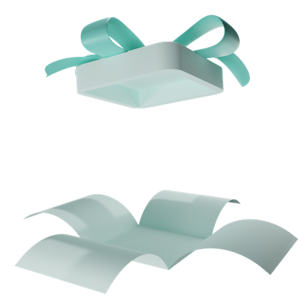 Open Gift Box  3D Icon