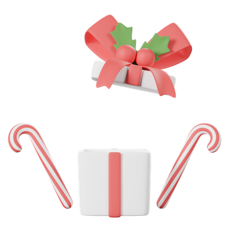 Open Gift Box  3D Icon