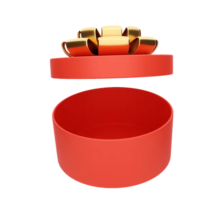 Open Gift Box  3D Illustration