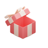3d open gift emoji