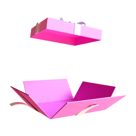 Open Gift Box Surprise Earn Point And Get Rewards Special Offer Concept 3 D Rendering Illustration 3D Illustration