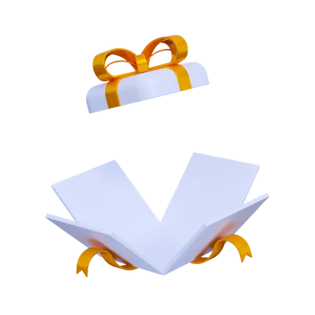 3 D Gift Box Icon 3D Illustration