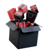 Open Gift Box And Rewards