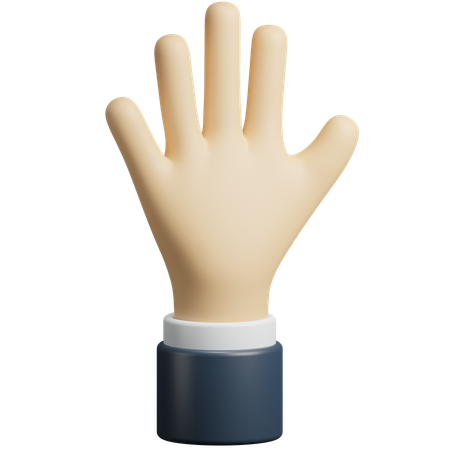 Open Hand  3D Icon