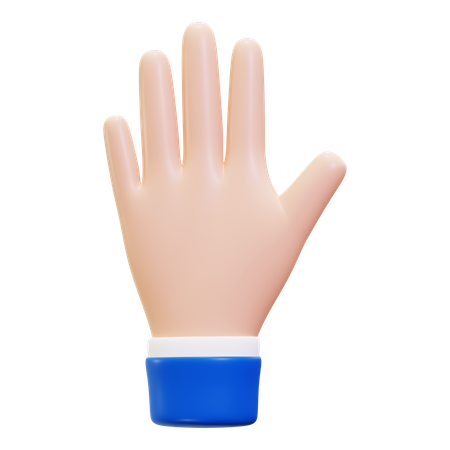Open Hand  3D Icon