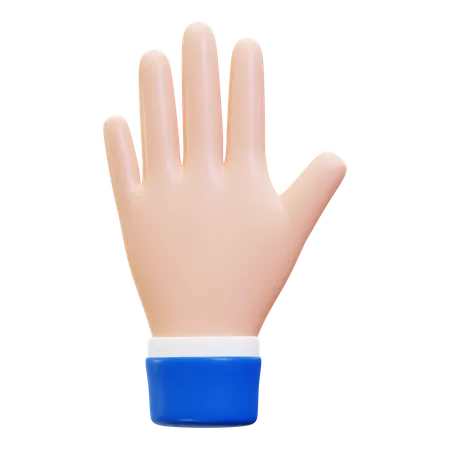 Open Hand  3D Icon