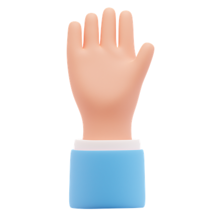 Open Hand  3D Icon