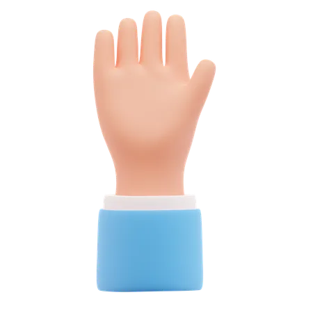 Open Hand  3D Icon