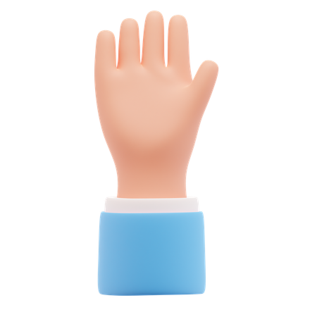 Open Hand  3D Icon